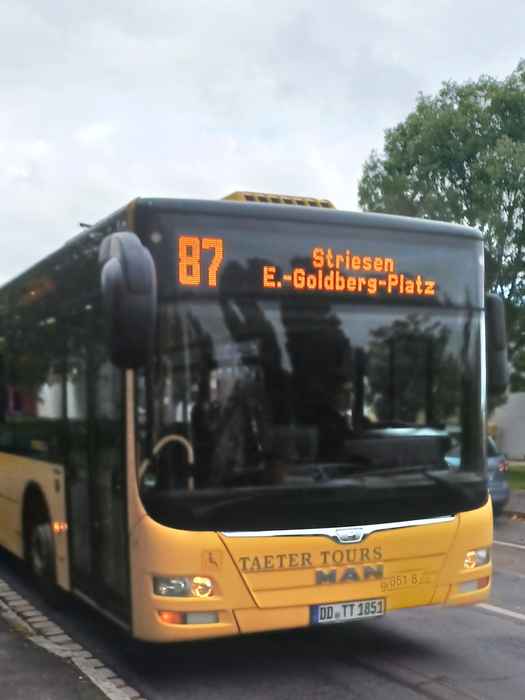 Bus 87 Richtung Striesen