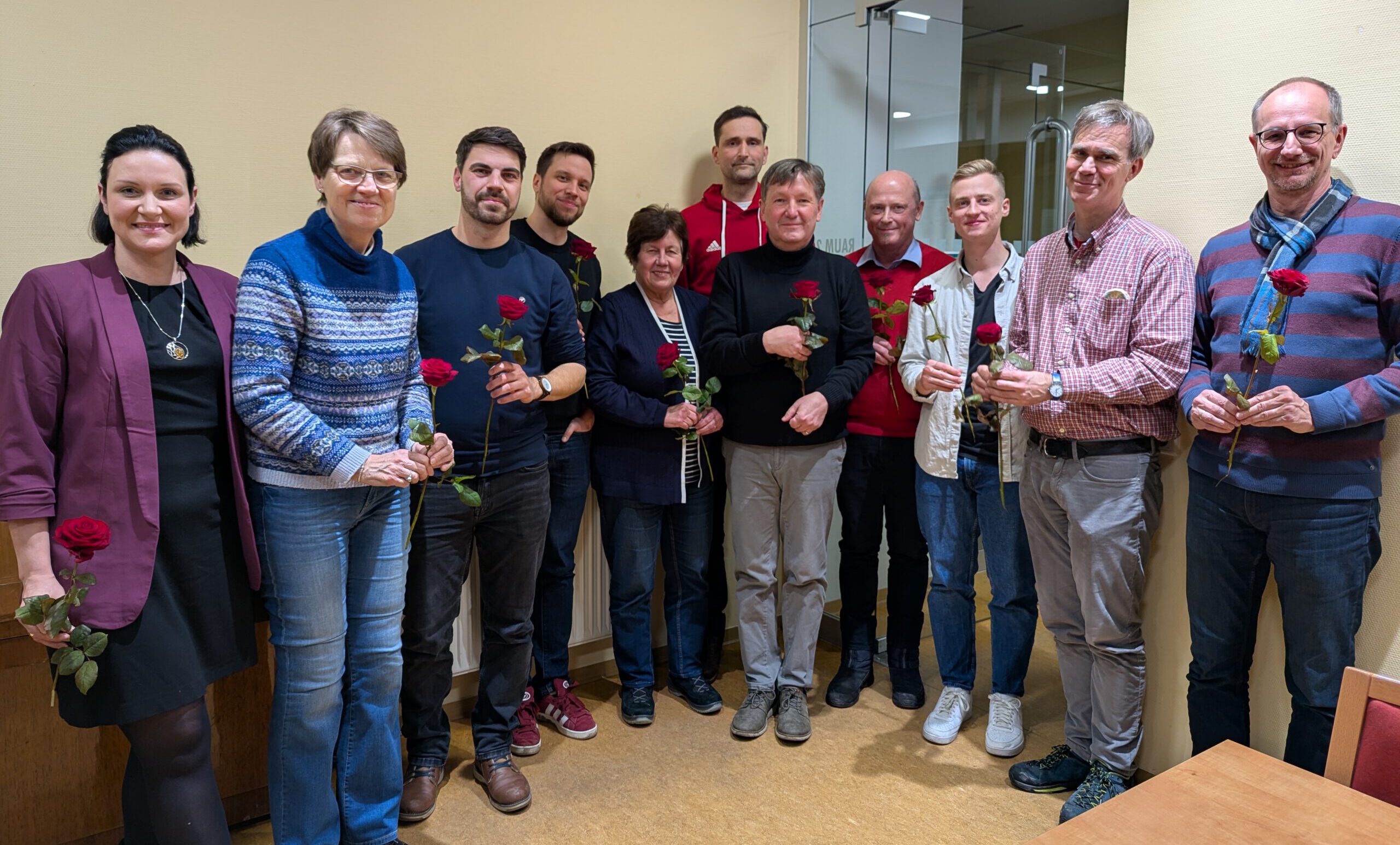 Gruppenbild des neuen Vorstands 2026-2028